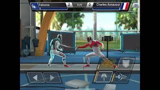 Playing fencing game ninja puff 66