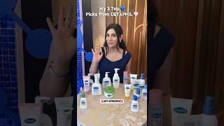 My 3️⃣ Top favourites from Cetaphil  #cetaphil #skincare #ashortaday #ytshorts #yt