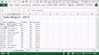 CFO Learning Pro - Excel Edition "How to see headings and row labels" - Issue 80