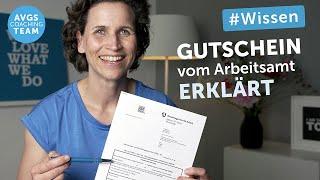 AVGS Gutschein der Arbeitsagentur verstehen  AVGS-Wissen | Jobcoaching & Gründungscoaching