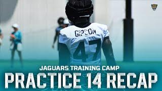 Jaguars Training Camp Practice 14 Recap