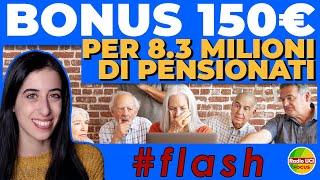 ️ pensioni: BONUS 150€: a chi e quando arriva #shorts