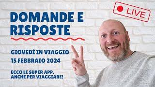 LE SUPER APP IN VIAGGIO | DOMANDE e RISPOSTE