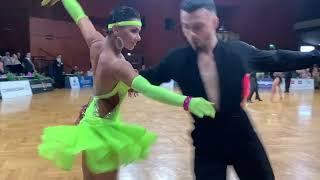 CHA-CHA  ANASTASIA STAN & Sergiu Maruster (23) - WDSF PD 2024 GOC Super Grand Prix Stuttgart -