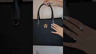 Unboxing my FIRST Versace Handbag - La Medusa Canvas Tote (Best MOM Bag) #luxury #handbags #versace