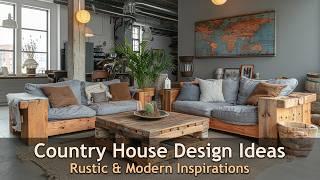 Country House Design Ideas for 2024: Rustic Meets Modern