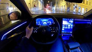 RENAULT AUSTRAL techno 2023 - night POV test drive & FULL REVIEW (mild hybrid 160 HP)