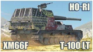 Ho-Ri Type III, XM66F & T-100 LT • WoT Blitz Gameplay