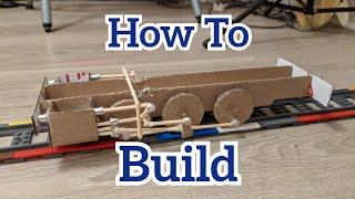 The Cardboard Engine Shed - Episode 1: How to build a rolling chassis with simple connecting rods