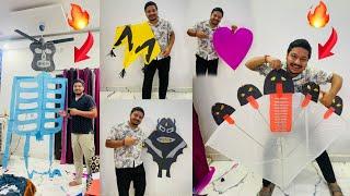 My Unique Kite Collection || Homemade Kites 