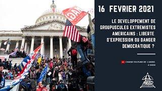 Conférence - Le développement de groupuscules extrémistes américains