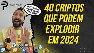 AS MELHORES CRIPTOS PARA 2024 (Blockchain, DeFi, Games, IA, Memecoin - COMO INVESTIR PASSO A PASSO)