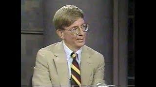 George Will on Letterman, June 27, 1990