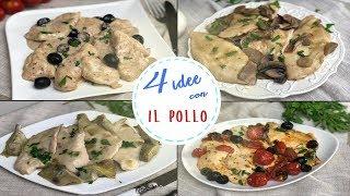 4 IDEE GOLOSE PETTO DI POLLO PRONTO IN 10 MINUTI Ricette Facili