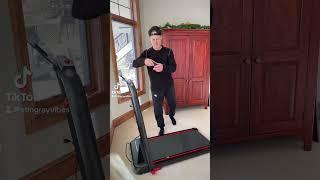 Foldable Treadmill for Indoor Fitness Fun #homegym