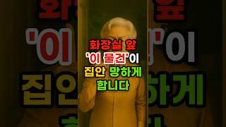 화장실 앞 이 물건이 집안을 망하게 합니다 #재물운 #풍수 #운세