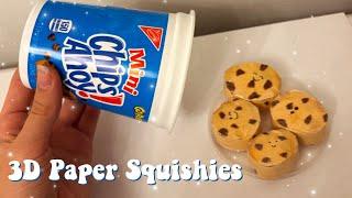 How To Make 3D Chips Ahoy Paper Squishies!