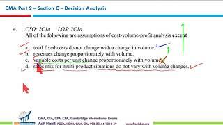 CMA Part 2 Extensive Review (Section C) Video 1