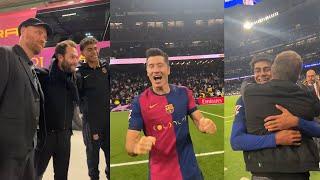 Barça Players Celebrate With Coldplay After 4-0 vs Real Madrid