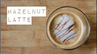 Hazelnut Latte/ #coffeeseries #coffee / V042