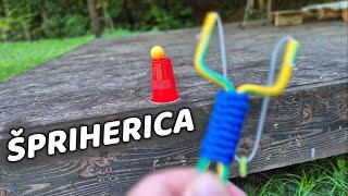 How to Make a Wire Slingshot with Paracord Handle Wrap Tutorial DIY