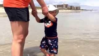 Mommy & Mattie on the beach