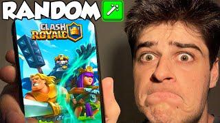 Can you Beat Clash Royale with only Random Decks?