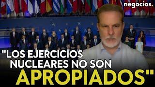 "Los ejercicios nucleares de la OTAN no son apropiados, no es el momento". Irastorza