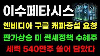 [이수페타시스 분석] 고객사 캐파증설 요청! 미 관세 수혜주! 다음주 신고가 파동 이 가격에서 나옵니다! #이수페타시스전략 #이수페타시스목표가