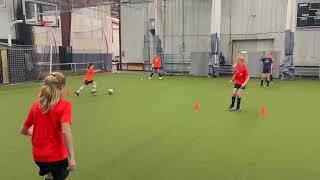 Receiving and Turning | Technical Training Activity | U10-U12