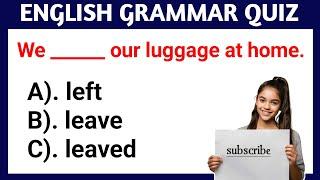 Mixed English Grammar: Can You Pass This Test? #challenge 22 | English Grammar Challenging Quiz Test