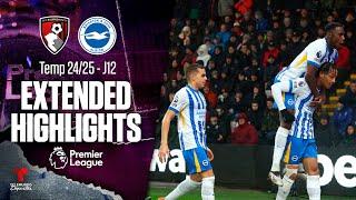 Bournemouth vs. Brighton | Highlights Premier League | Jornada 12 | Telemundo Deportes