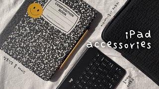 iPad Accessories - Composition Book Case, KBP iPad Pouch, Logitech Keys to Go