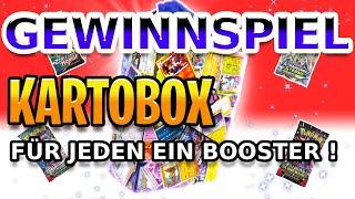 Pokémon Booster Opening: 5 Booster am Mittwoch  |  GEWINNSPIEL  aus der Kartobox!