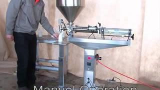 Dosificador para liquidos viscosos / Filling machine for liquid