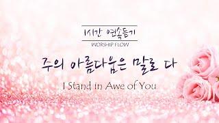 [1 Song 1 Hour]  I Stand in Awe of You  - Piano Instrumental w. lyrics/주의 아름다움은 말로 다 피아노 CCM 연주(가사)