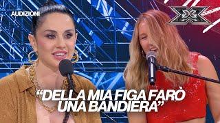 La rabbia di Giulia Mei in “Bandiera” commuove Paola Iezzi | X FACTOR 2024 AUDIZIONI