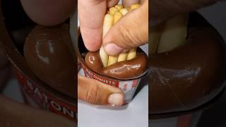 Nutella GO Chocolate Dipping ASMR