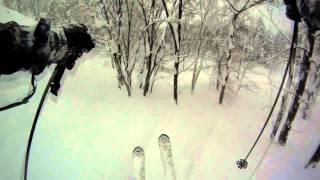 Chest deep in Niseko