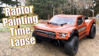 Spray Can Short Course Body Painting -  Proline 2017 Ford F-150 Raptor Desert Truck | RC Driver