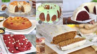 6 Ultimate BOX CAKE RECIPES | 1 hour Baking Marathon | Mansa Queen Recipe Compilation