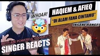 Afieq Shazwan & Haqiem Rusli - Di Alam Fana Cintamu (Official Music Video) | SINGER REACTION