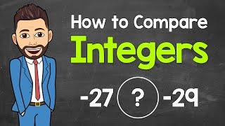 How to Compare Integers (Positives and Negatives) | Math with Mr. J