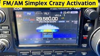 FM/AM Simplex Crazy Activation  #pota #hamradio #hf #antenna!  #pota #hamradio #hf #antenna