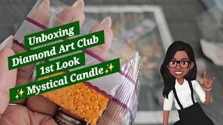 Unboxing Diamond Art Club 1st Look ️ Mystical Candle  ️