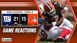 Browns vs Giants: Game Reactions - This is NOT a Good Team Right Now