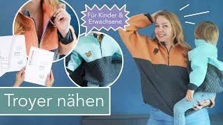 Herbst Projekt: Troyer nähen für Kinder und Erwachsene