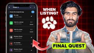 PAWS Airdrop 65,000 PAWS Quests - How To UNLOCK ( +65,000 PAWS ) FREE Telegram Stars