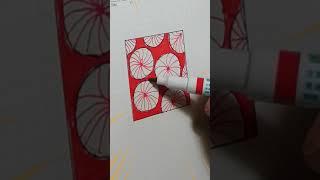 2020 Zentangle Draw a good Mood for Body & Soul Healthy EP.15 手畫禪 | 禪繞畫 圓圈的變化 名稱: 水母 #Shorts