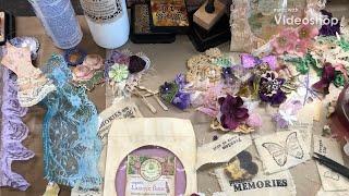 Come Craft with MiMi /Embellishments & Ephemera Tutorial CD holders for purple JJ